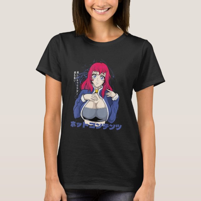 Japanische Hot Girl Japan Ästhetik T-Shirt (Vorderseite)