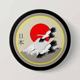 Japanische Ikonographie Button