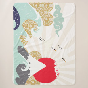 japanische Illustration Sherpadecke