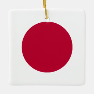 Japanische (japanische) Flagge Keramikornament