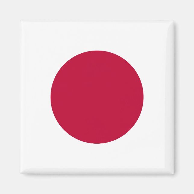 Japanische (japanische) Flagge Magnet (Vorne)