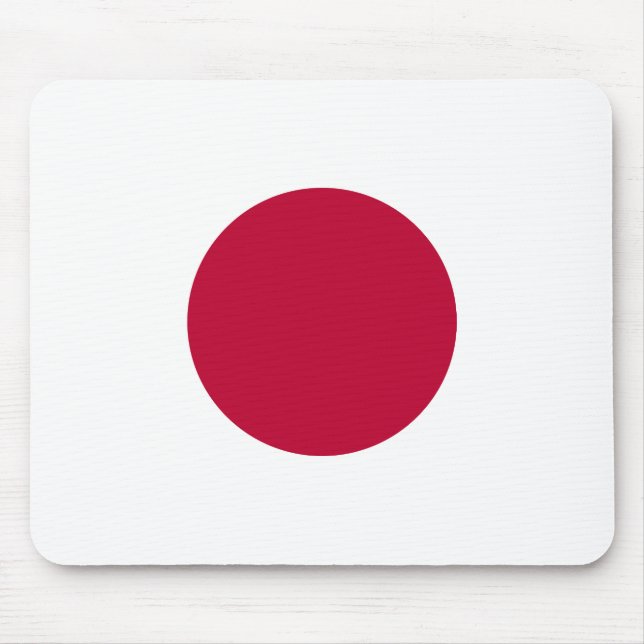 Japanische (japanische) Flagge Mousepad (Vorne)