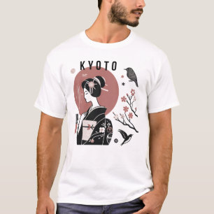 Japanische japanische Frauengestalt T-Shirt