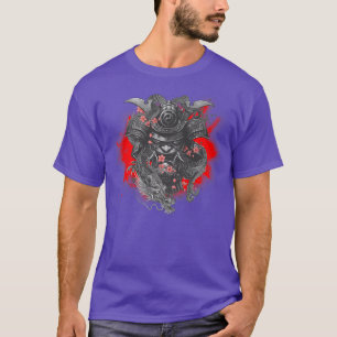 Japanische Kampfkunst Tengu Samurai mit Dragon Ja T-Shirt