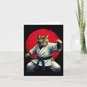 Japanische Kampfsportart Judo Karate Katze Für Män Karte