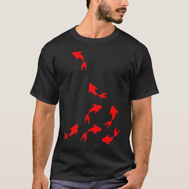 Japanische Karpfen T-Shirt (Vorderseite)