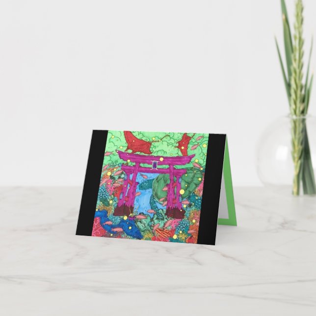 Japanische Karte (Vorderseite)