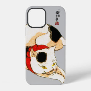Japanische Katze, Kuniyoshi, Ukiyo-e iPhone 12 Hülle