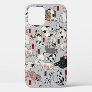 Japanische Katzen, Kuniyoshi (Farbe änderbar) Case-Mate iPhone Hülle