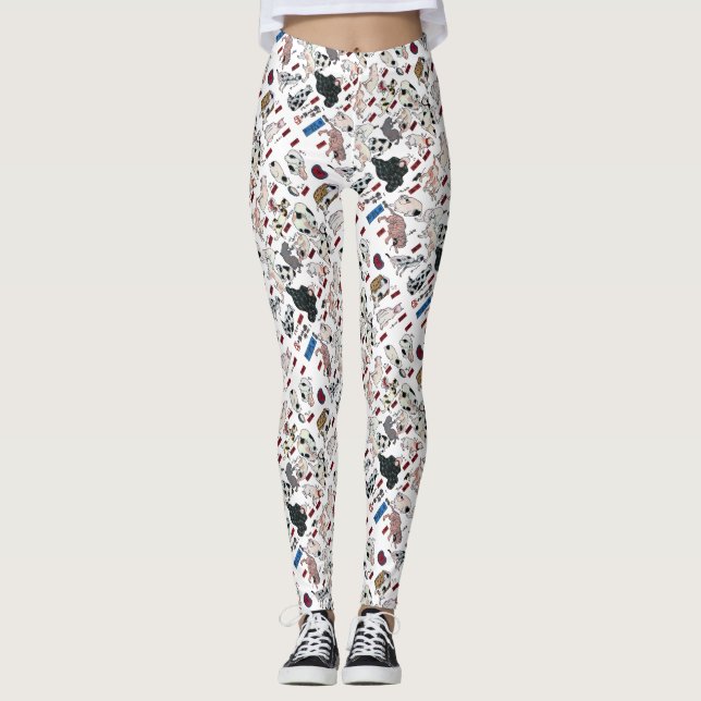 Japanische Katzen, Kuniyoshi, Ukiyo-e Leggings (Vorderseite)