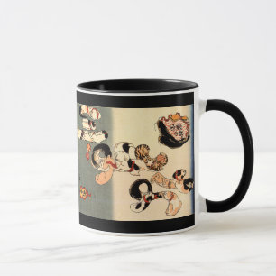 Japanische Katzen-Kunst-Kaffee-Tasse Tasse