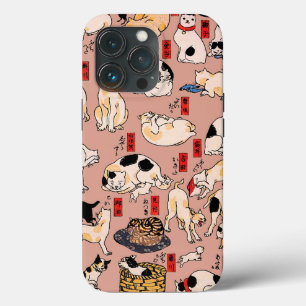 Japanische Katzen Ukiyo-e Art Funny Case-Mate iPhone Hülle
