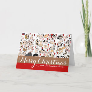 Japanische Katzen Ukiyo-e Art Funny Feiertagskarte