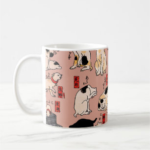 Japanische Katzen Ukiyo-e Funny kitty Kaffeetasse