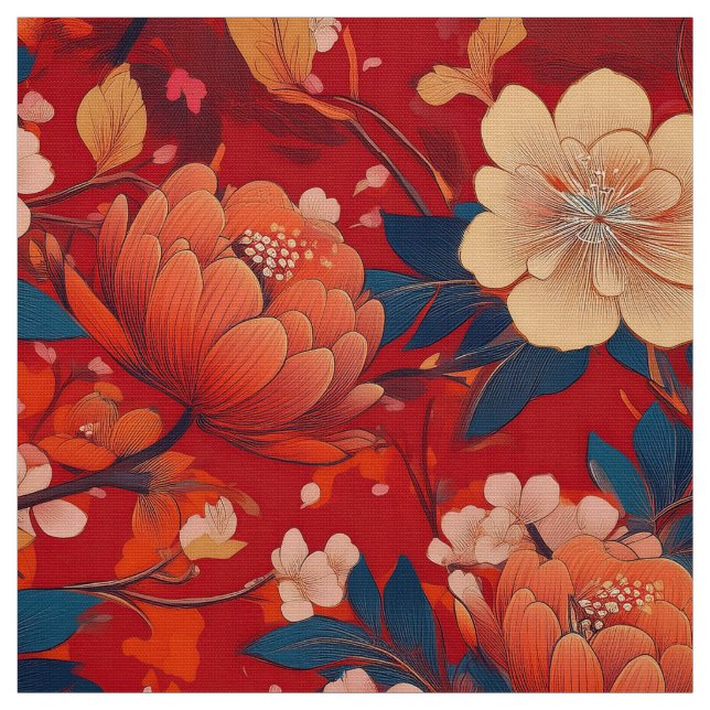 Japanische Kimono-inspirierte Ware Stoff (Muster)