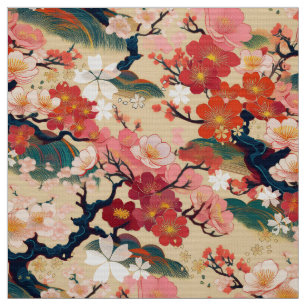 Japanische Kimono-inspirierte Ware Stoff