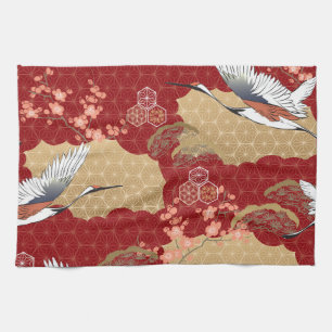 Japanische Kimono-Kirschblüten Geschirrtuch