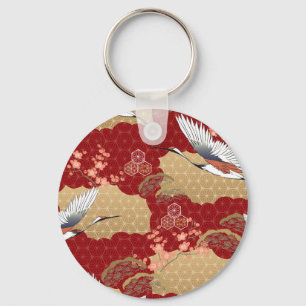 Japanische Kimono-Kirschblüten Schlüsselanhänger
