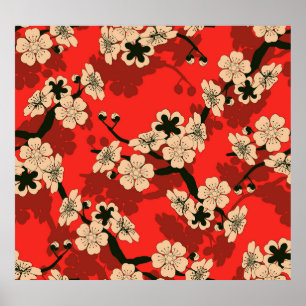 Japanische Kirchenzweig: Stilvoll Poster