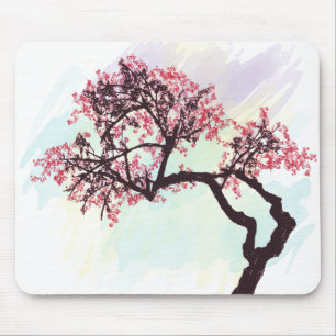 Japanische Kirschbaum-Blüte Mousepad