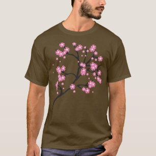 Japanische Kirschblüte Japan Sakura-Baumzweig T-Shirt