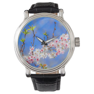 Japanische Kirschblüten 17 Armbanduhr