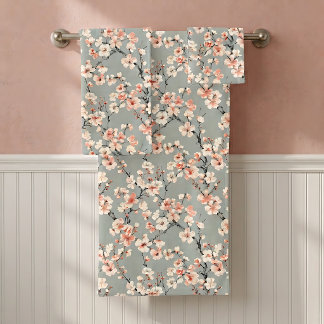 Japanische Kirschblüten-Badehandtücher Badhandtuch Set