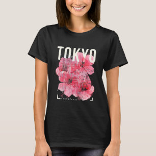 Japanische Kirschblüten-Kunstwerk Tokio Japan Ästh T-Shirt