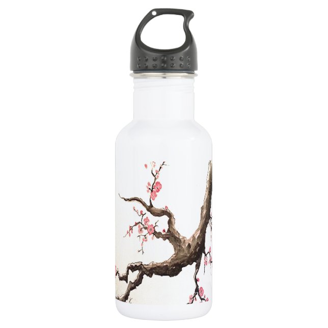 Japanische Kirschblüten Trinkflasche (Vorderseite)