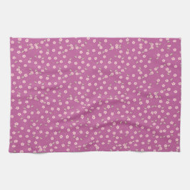 Japanische Kirschblüten und Petalen v3 Geschirrtuch