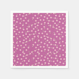 Japanische Kirschblüten und Petalen v3 Serviette