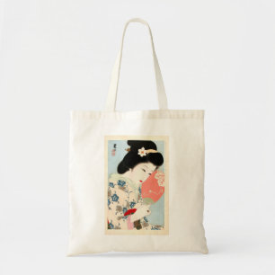 Japanische Klassik Geisha Lady Art Tragetasche