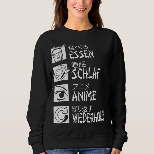 Japanische Kleidung Japanisch für Frauen Sweatshirt (Vorderseite)