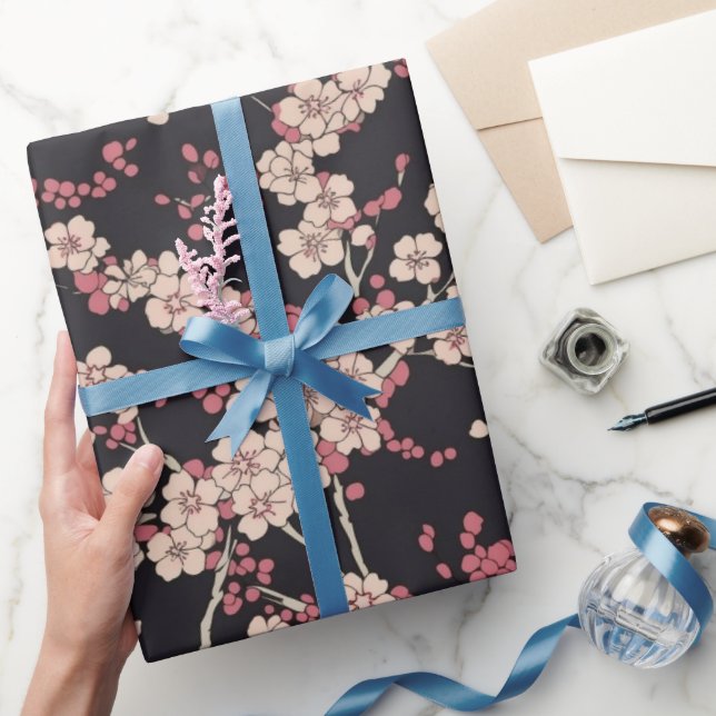 Japanische Koi-Fische Sakura-Muster  Geschenkpapier (Schenken)