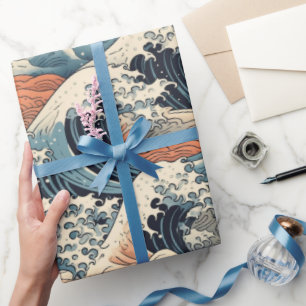 Japanische Koi-Fische Sakura-Muster Geschenkpapier