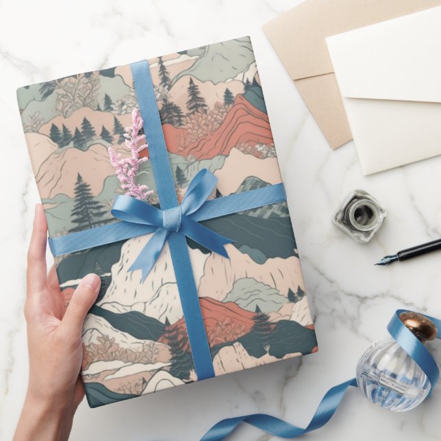 Japanische Koi-Fische Sakura-Muster  Geschenkpapier (Schenken)