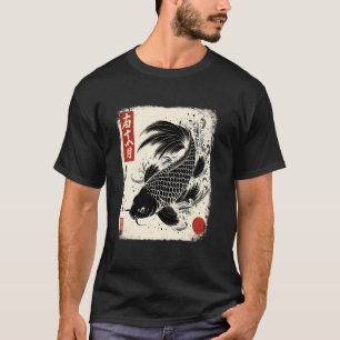 Japanische Koi-Fische Sakura Nishikigoi Koi-Karpfe T-Shirt
