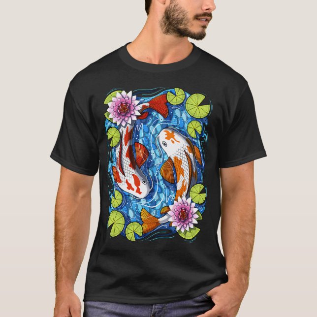 Japanische Koi-Fische T-Shirt (Vorderseite)