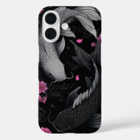 Japanische Koi Fish Dunkle Mode