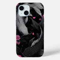 Japanische Koi Fish Dunkle Mode