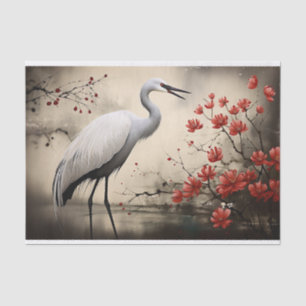 Japanische Krane 6 Decoupage Paper Seidenpapier