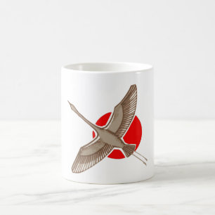 Japanische Krane Tasse