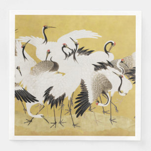 Japanische Krane Vintag Bird Classic Serviette