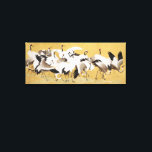 japanische Kranflock, Vintager Druck, Leinwanddruck<br><div class="desc">Die japanische Kranherde, die Vintag von Ishida Yūtei gemalt wurde, vereint die Eleganz und die Anmut dieser verehrten Vögel in einer ruhigen, natürlichen Umgebung. Yūtei’s sorgfältige Bürstenarbeit und die zarte Verwendung von Farben unterstreichen die majestätischen Formen der Krane vor einem Hintergrund von weichen, fließenden Landschaften. Dieses zeitlose Stück spiegelt das...</div>