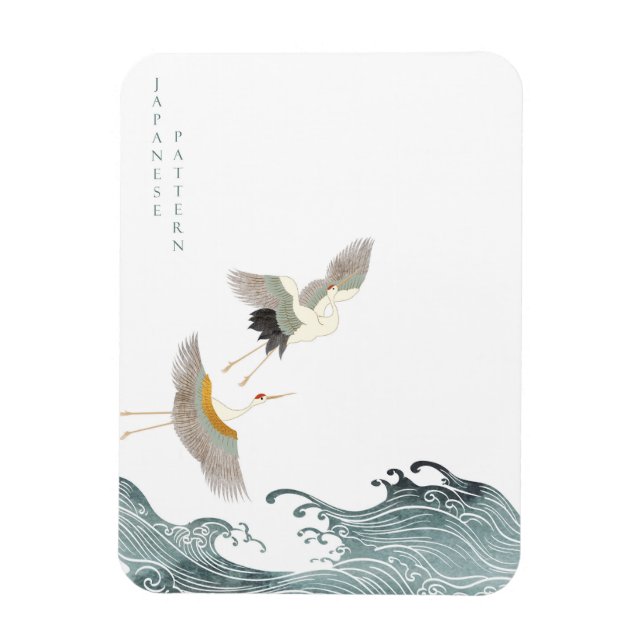 Japanische Krankunst Magnet (Vertikal)