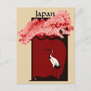 Japanische Kranpostkarte Postkarte
