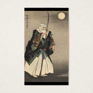 Japanische Kriegers-Malerei. Circa 1922
