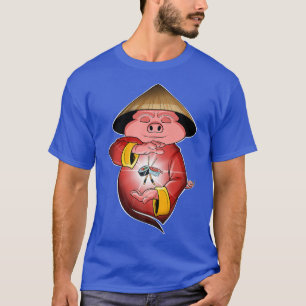 Japanische Küche Ich mache Lover I Asian Sushi Pig T-Shirt