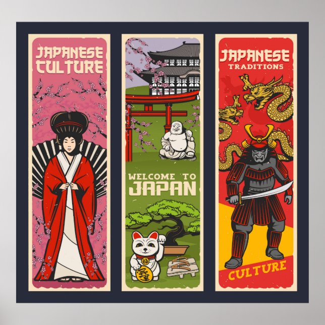 Japanische Kultur Poster (Vorne)