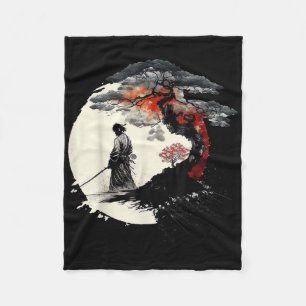 Japanische Kunst Aikido Baum des Lebens Frieden Ku Fleecedecke